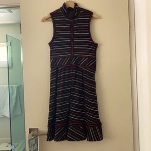 L.A.M.B ruffle bottom sleeveless dress